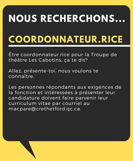 Coordonnateur.rice RECHERCHÉ.E